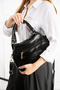 As 745 Soft Leather Very Useful Small Size Shoulder and Crossbody Bag Black Black - 6