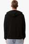 Men's Classic Fit Full Zip Hoodie Sweatshirt Men's Adjustable Hooded Organic Cotton Swe - 3