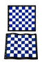 Chess Set Blue,Foldable Magnetic Chess,Game for Kids,Adults and Beginners,Travel,Home,Table,Outdoor,And Learning - 5