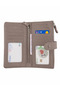 Women's Genuine Leather Zippered Multi-Compartment Long Wallet - 5