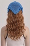 Women's Mesh Lace-Look Multi-Purpose Bandana Summer Beach Compatible Perforated Knitwear Hair Bandana and Waist Accessory - 3