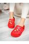 High Sized Hospital Cook Nurse Doctor Slippers Cross With Massage Base - 2