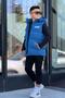 Boy's Printed Detachable Hooded Puffer Vest 3017 - 2