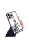 iPhone 15 Pro Max Compatible Transparent Back Four-Corner Reinforced Impact Protection Silicone Case - 3