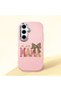 Pink Silicone Case with Shock-Absorbing Camera Protections Compatible with Samsung Galaxy S25