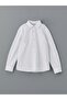 Lcw Kids White Basic Long Sleeve Boy's Shirt