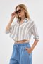 Muslin Crop Shirt- Women's Crop-Shirt-1225 - 3