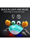 Electric Runaway Crab Toy with Music LED Lights Interactive Crawling Toy for Kids 1+ Years - 6