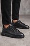 Men's Gel Sole Extra Comfortable Daily Sports Shoes Thick Sole Lace-Up Sneaker Walking Shoes