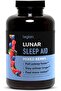 Lunar Natural Sleep Aid Chewable Tablets with Melatonin, L-Glycine, 30 Serving