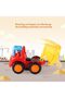 4PCS Friction Powered Construction Vehicle Toy Set Push & Go Trucks for Kids 2+ Years - 7