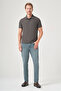 Khaki Polo Collar Short Sleeve Relaxed Fit Flexible Non-Fraying Collar Technology T-Shirt 1011260179 - 2