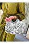 Handmade Silver Sequined Women's Handbag – Vip Design Round Handle Stylish Evening Dress Event and Evening Bag - 2