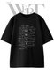 Genius Bilim Design Printed Unisex Black Oversize T-Shirt