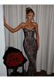 Lace-Detail Strapless Fish Tail Dress - 2