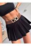 Gold Buckle Interlocking Elastic Women's Belt, Jacket Belt, Shirt Belt, Dress Belt - 2