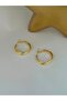Double Detailed Hoop Earrings (Steel) - 2