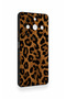 Realme 11 Pro Compatible Dark Leopard Leather Patterned Silicone Case - 4