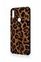 Huawei Y6 2019 Compatible Dark Leopard Leather Pattern Silicone Case - 4