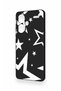 Redmi Note 13 Pro Plus Compatible Black Mega Star Patterned Silicone Case - 4