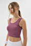 Women's Thick Strap Belted Body Crop - 5