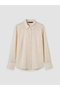 Lcw Vision Beige Striped Women's Shirt - 5