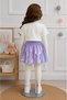 🎀   Girl's Set with Sparkling Skirt ✨ - 3