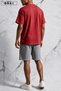 Be Kind Printed Plus Size Unisex T-Shirt & Grey Shorts Set - 4