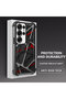 Samsung Galaxy S25 Ultra Compatible Transparent Back Four-Corner Reinforced Impact Protection Silicone Case - 3
