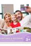 كاميرا رقمية محمولة بدقة 4K مع بطاقة ذاكرة 128 جيجابايت، 48 ميجابكسل، تكبير رقمي، مناسبة للطلاب، بزاوية تصوير 180 درجة °   كاميرا رقمية مدمجة بشاشة قابلة للطي للمبتدئين والمراهقين - 7