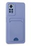 Aconcept Redmi Note 12 Pro 4g Case Kelvin Silicone with Business Card Holder (123307) - Lilac