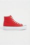 Zrk-Ucx3 High Quality Red White Linen High Sole Sports Shoes - 3