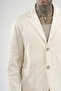 Slim Fit Men's Cotton Linen Top and Bottom Set - 4