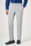 Gray Side Pocket Filafil Pattern Comfort Fit Flexible Trousers 1003260153 - 3