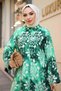 Gözde Shirt Dress - Green