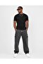 Men's Baggy Cargo Pocket Black Snow Wash