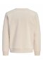 Beige Pullover Round Neck Sweatshirt - 2