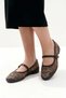 Women's Stone Embellished Elegant and Stylish Ballerina Shoes - 2