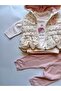 Baby Girl Vest Patterned Set - Organic Cotton - 5