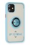 Aconcept iPhone 12 Case Montreal Silicone Cover with Ring - (13826) Ice Mi - 2
