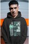 Billie Eilish Singer Back Printed Unisex Oversize Premium Hoodie - 2