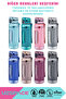 800ml New Collection Large Size Non-Slip Silicone Body Leak-Proof Tritan Water Bottle with Hand Strap No Bpa No Odor - 8