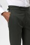 Dark Khaki High Waist Regular Fit Men's Trousers - 3