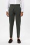 Dark Khaki High Waist Regular Fit Men's Trousers