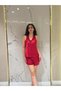 6 Pieces Elegant Lace Detailed Satin Nightgown Dressing Gown Pajama Suit Shorts Set 6-Piece Bridal Dowry Set Underwear Set - 7