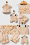 Linen Floral Embroidered Bow Summer Girls' Baby Two-Piece Set - 3