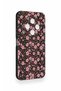 Tecno Spark 30C Compatible Mini Pink Flower Pattern Silicone Case - 3