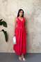 Red striped dress - 2