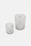 2 Pieces Stellina Round Tealight Holder, Silver - 2