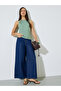 Green Sleeveless Tank Top with Buckle Detail - 2